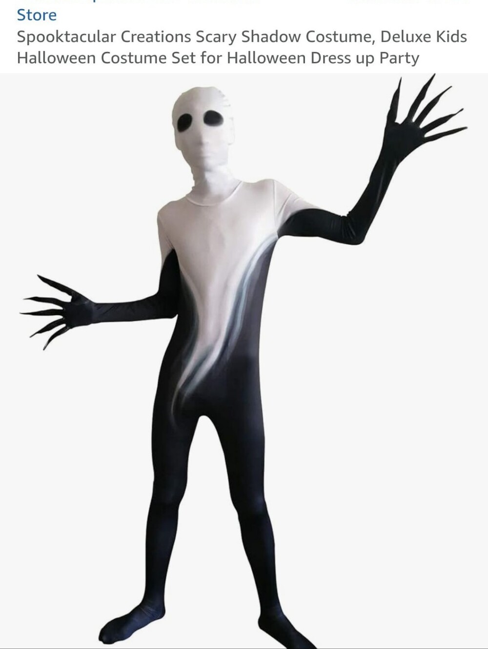Scary Shadow Kids Halloween Costume